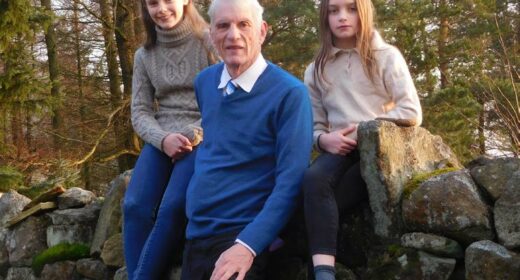 Peter Vardy and daughters